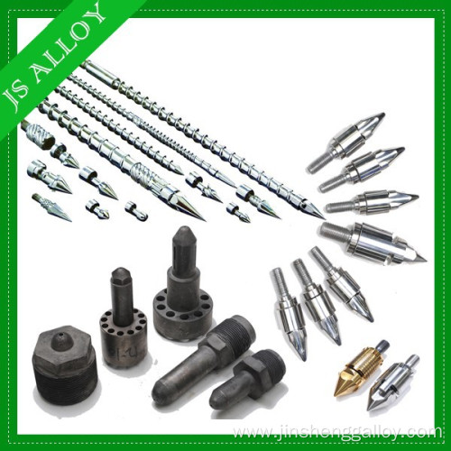 Injection screw barrel assembly parts for PVC